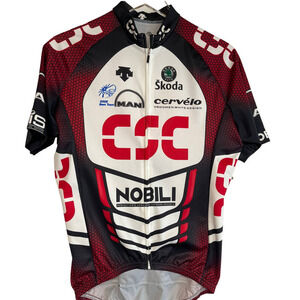 Descente Bicycle Cycling Skoda Cervelo Shirt